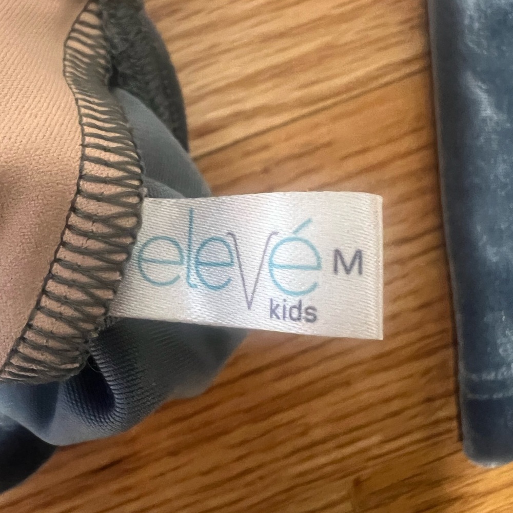 Eleve Child Medium Velvet Leotard - Picture 3 of 3